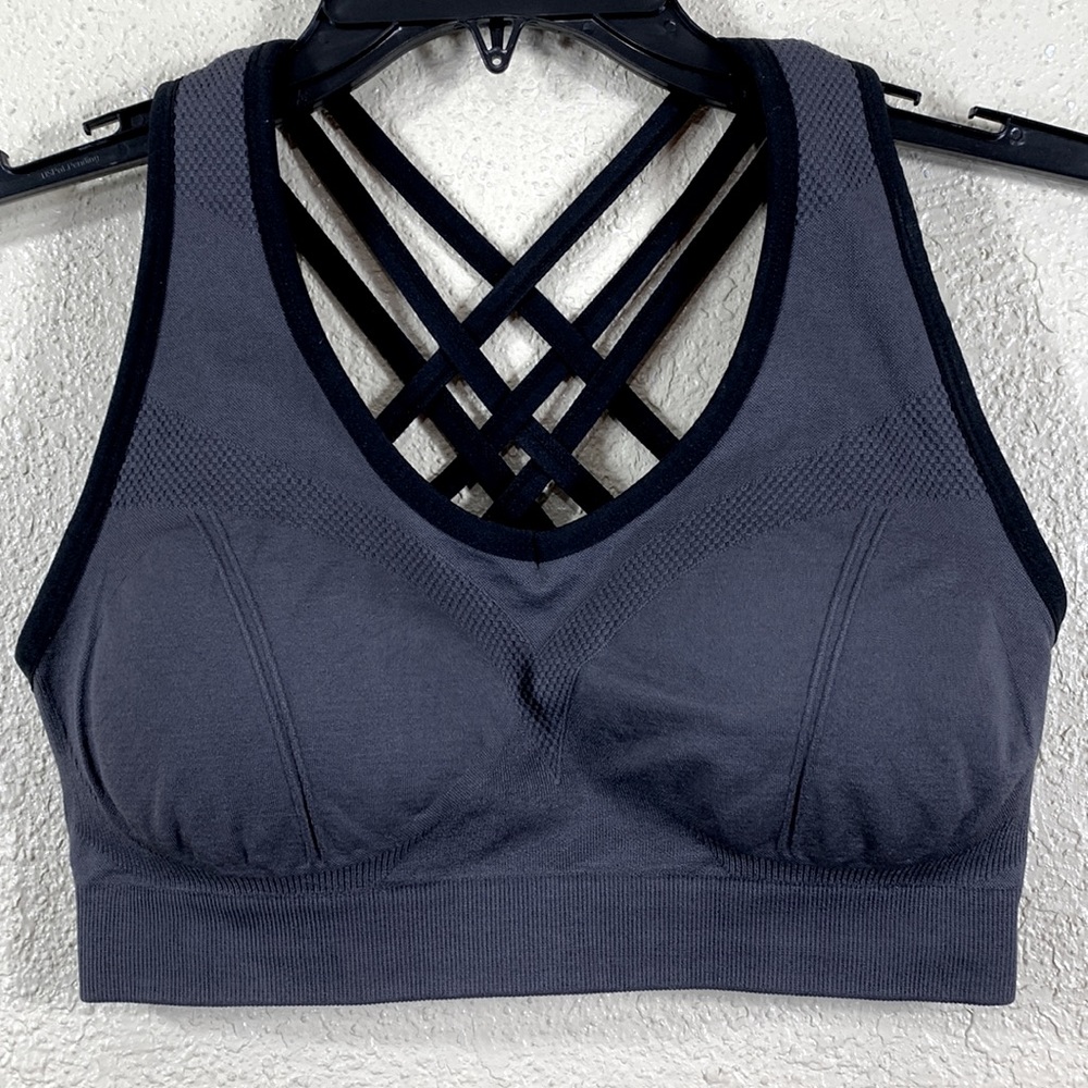 Gray Sports Bra Size M